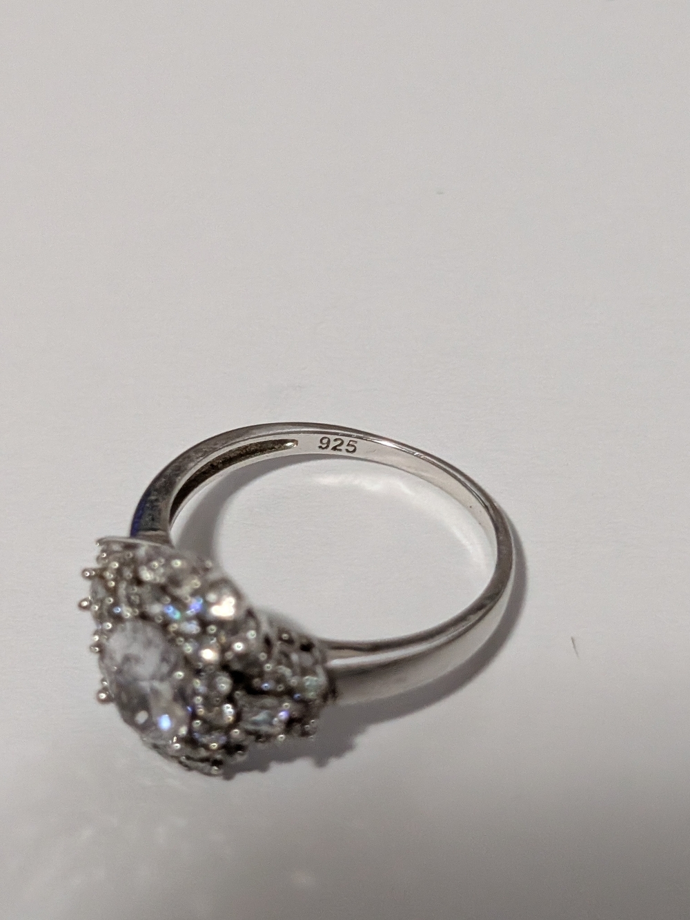 2 Sterling Silver Rings Size 5 - Picture 5 of 9